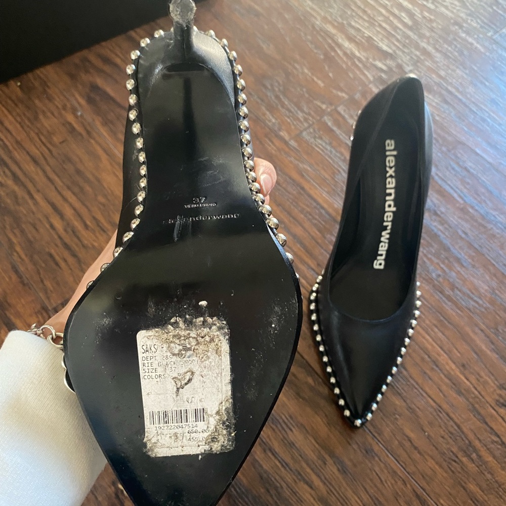 Alexander Wang Studded Black Pumps